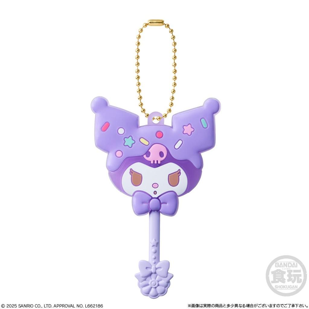 Bandai Lizak Cukierki Postacie Sanrio Cukierki do żucia Zabawki Zestaw Zawieszek, Guma do żucia, (Pole 12)