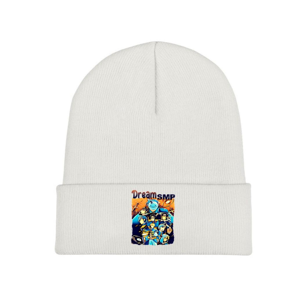 Dream SMP Team Strickmützen für Damen, Unisex, Beanie, Herbst-Winter-Mützen, Tubbo Gamer, warme Mütze