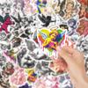 50 Sheets Angel Series Graffiti Stickers: Waterproof DIY Decoration for Water Bottles & Luggage