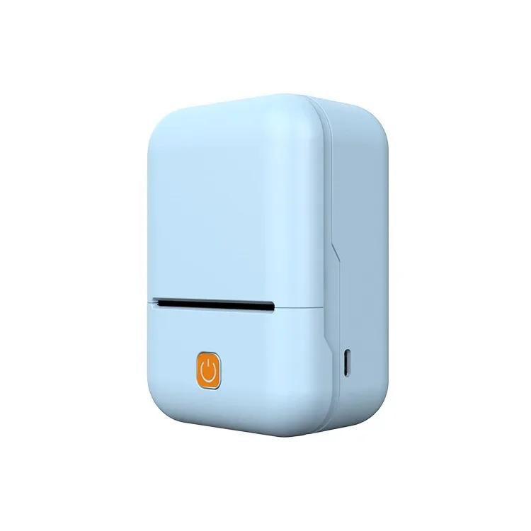 Mini Printer Portable Label Thermal Printer Home Portable Name Sticker Printer Photo Inkless Sticker Printers School Supplies