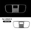 For LEXUS IS 1999-2005 Carbon Fiber Car Reading Light Panel Trim Frame Decoration Sticker Interior Accessories
