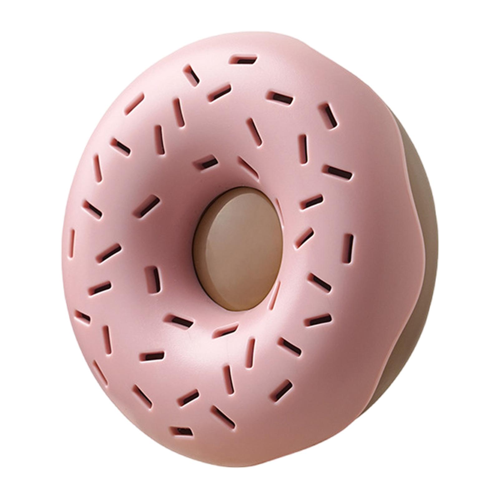 

Органайзеры для хранения в форме пончиков, влагонепроницаемые, с многоразовым дизайном, аксессуар для шкафа, обувницы, путешествий розовый