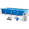 Rėminis sodo baseinas 450 X 220 X 84 cm 3 in 1 Intex 28273