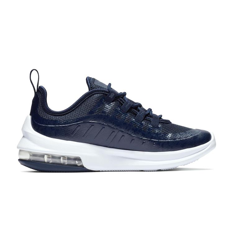 Nike Air Max Axis Leather Comfortable Low top Kids Lifestyle Shoes Marine Blue Children Aged 3 7 Years Old AH5223-401
