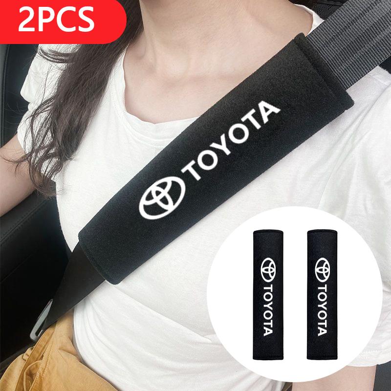 Suede Car Seat Neck Headrest Pillow Shoulder Pad For Toyota Camry Auris Corolla Yaris Aygo RAV4 Prius CHR Hilux Avensis Cruiser