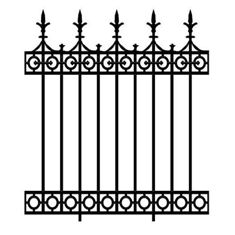 Cerca de Jardim de Ferro Forjado Pastoral e Suporte para Trepadeiras para Relvados