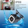 Car Backup Camera Led Night Vison Reversing Camera 170 Degree Rear View Cameras Ip69 Waterproof Reversing Rearview Camera 12Led