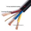 3-Core Pure Copper Wire & Cable: 2.5/4/6/10 sq mm Power Cord Extension for Household Use