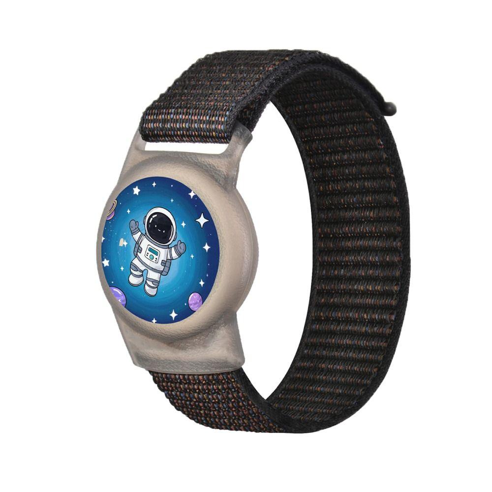 TPU Cartoon Case Nylon Strap Waterproof Child Wristband for Apple AirTag Tracker Accessories