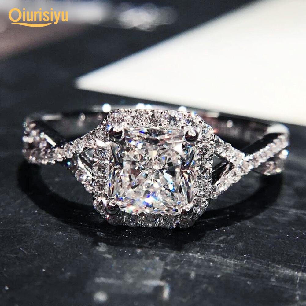 Deluxe Princess Cut Pigeon Crystal Crystal Zircon Elegante Deluxe Princess Cut Pigeon Crystal Crystal Zircon Elegante