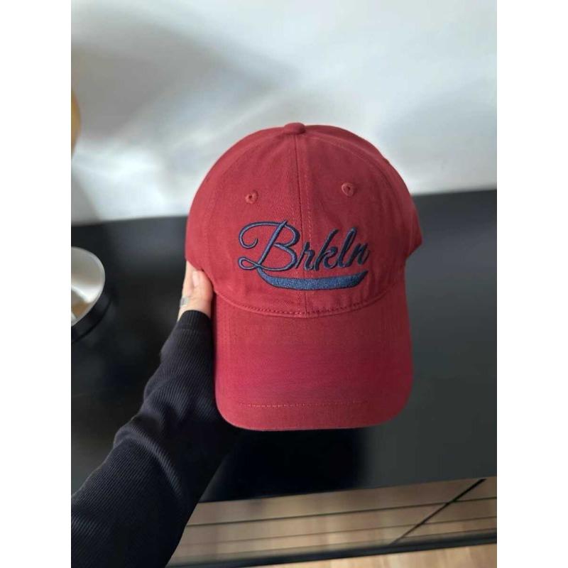 

Letter Baseball Cap Women s Retro Versatile Face Small Peaked Cap Wide Brim Big Head Circumference Soft Top Hat Adjustable (56-58cm)