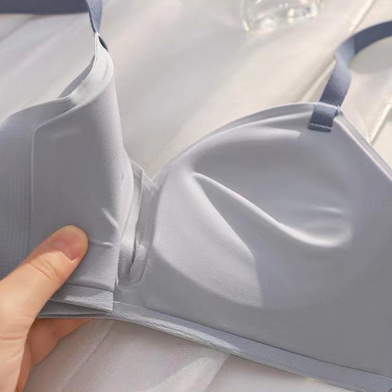Non-marking Underwear Summer Gathering Anti-sagging Collection of Vice Breasts Back Thin Section Comfortable Bra