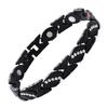 Retro Zirkon Magnetischer Edelstahl Armband für Männer Frauen Blatt Magnet Mode Exquisiter Schmuck Geschenke Zubehör