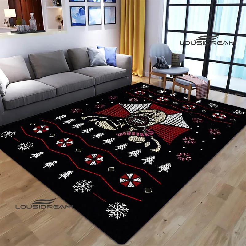 R-Resident Evil Umbrella Printed Carpet Non -slip Carpet Carpets for Living Room Area Rug Door Pad Bedroom Decor Birthday Gift