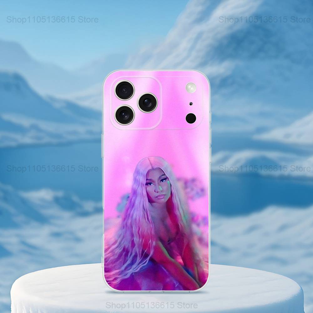 

Rapper N-Nicki M-MINAJ Case For iPhone 15,11,12,13,16,14,17,Pro,Max,Plus,SE,Mini,X,XS,XR, Transparent Soft Silicone iPhone17Air
