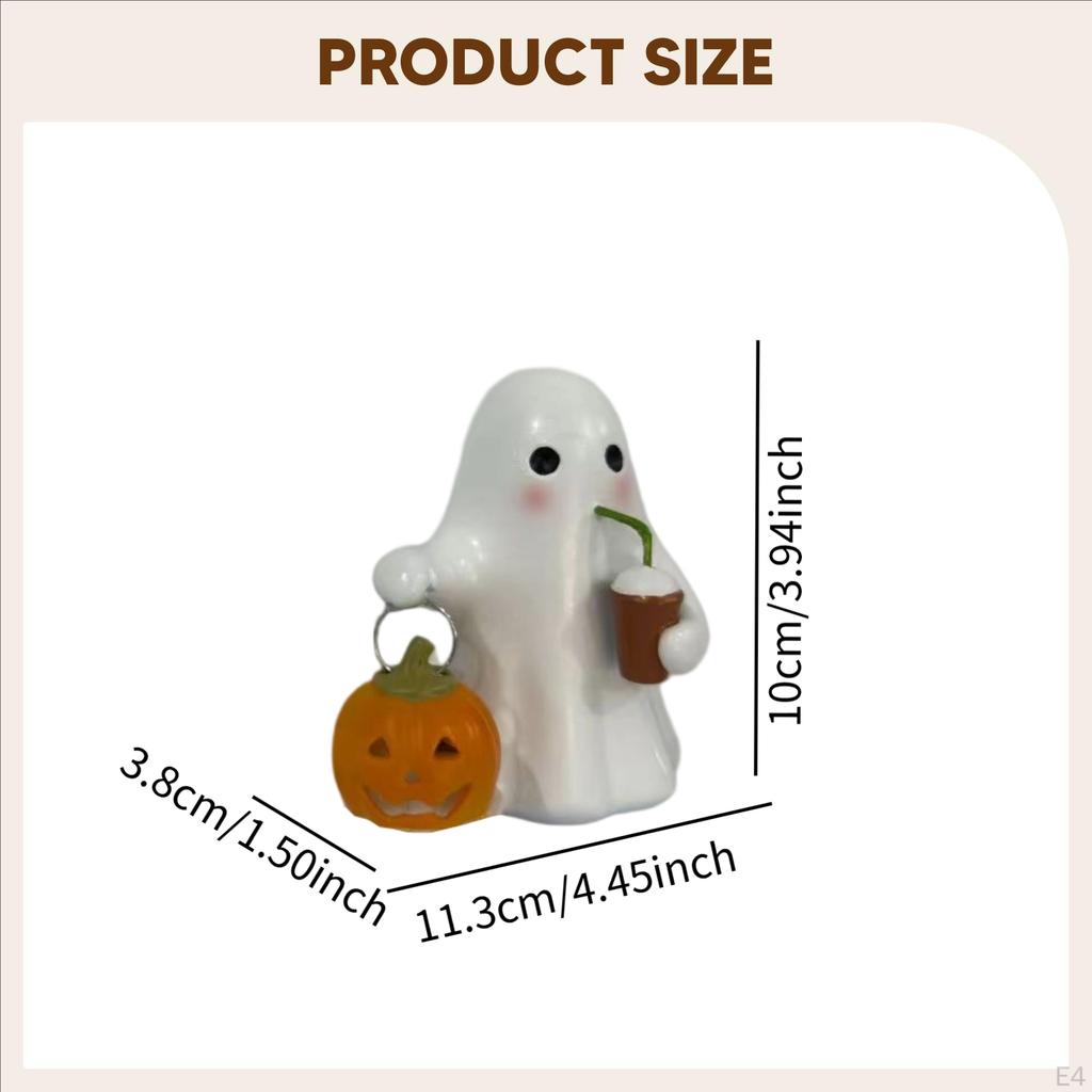 Figurine Statue Halloween Gift Bedside Lamp Collectible Tabletop Ornament Night Light for Cabinet
