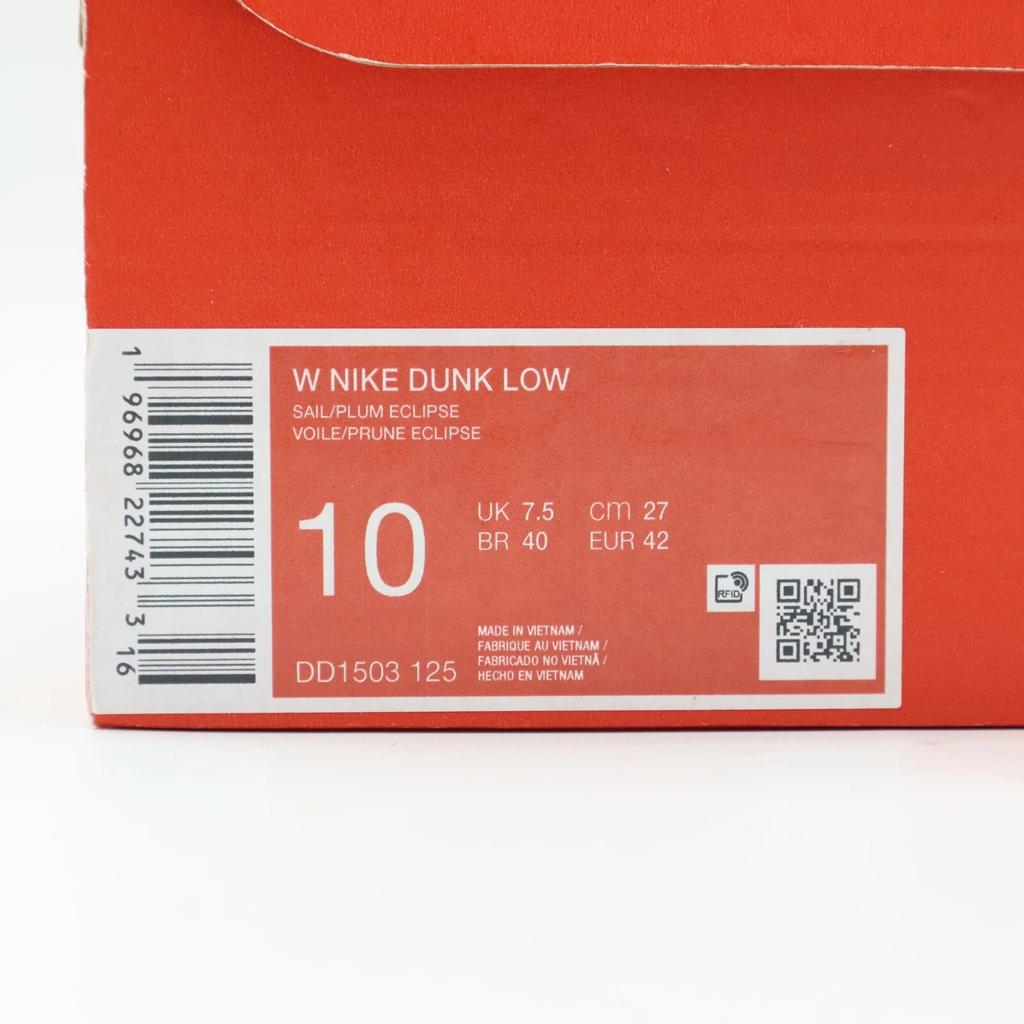 DD1503-125 Nike Dunk Low Diffused Taupe Sail Plum Eclipse (Women's)