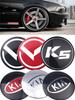 2026 Hot Car Sticker 4Pcs Car Wheel Center Hub Caps Sticker KIA Logo Badge Rim Cover Emblem Decal For KIA Ceed Sorento K5 Rio Sp