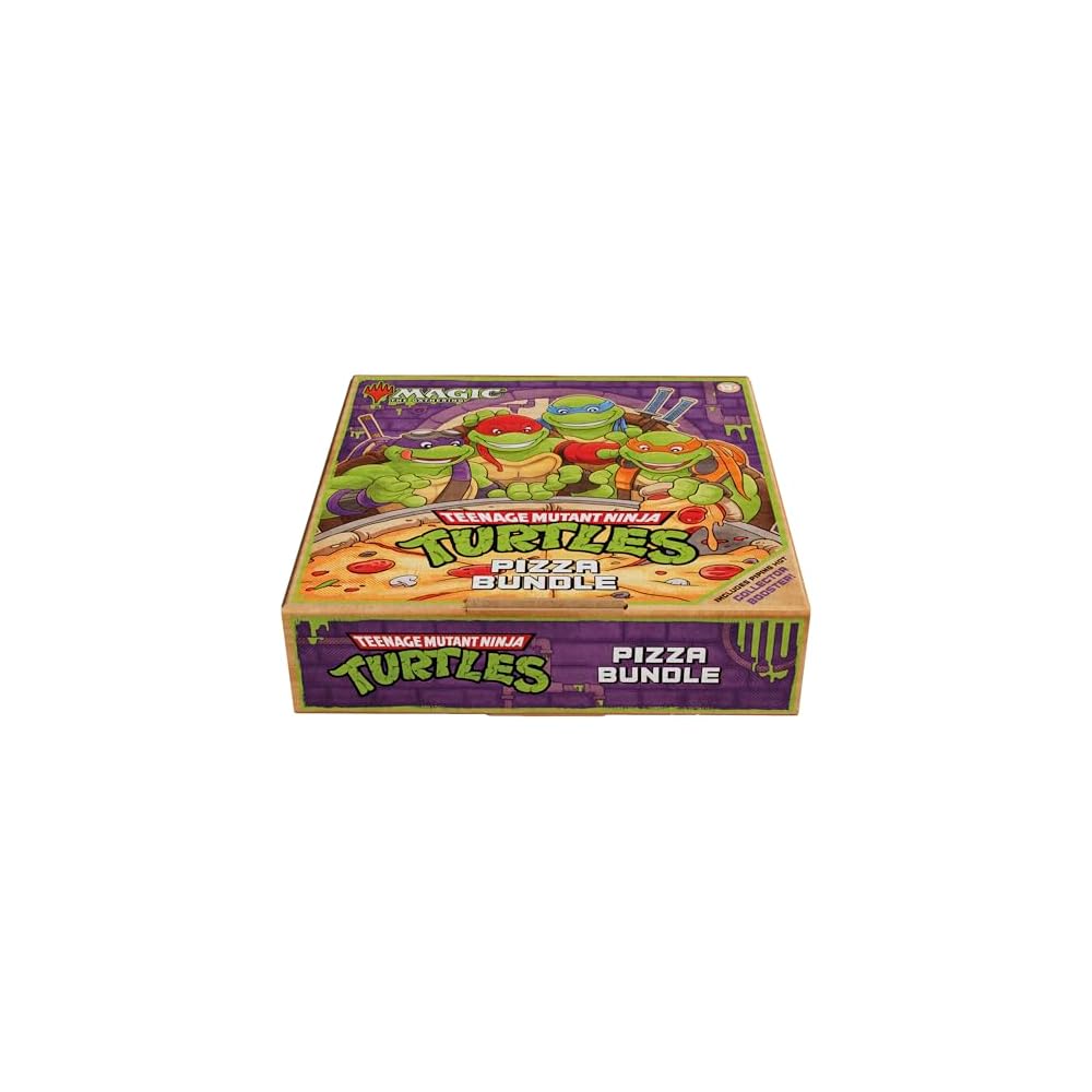 Magic: The Gathering Mutant Turtles Pizza Bundle English Version Trading Card Game Wizards of the Coast