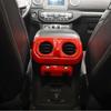 ABS Car Gear Shift Decoration Front Cup Holder Window Switch Cover For Jeep Wrangler JL 2018 Up For JT Gladiator Interior Accessories