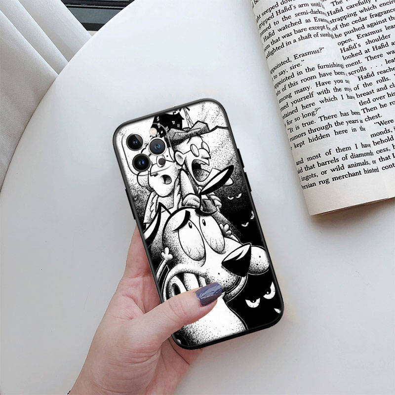 IR5 Courage Cowardly Dog Phone Case for Xiaomi Poco F7 M7 X7 C75 C71 C51 C50 C55 C65 C40 F6 F5 X6 X4 X3 X2 M6 M5 M4 M3 M2 F3 F2 F1 Pro