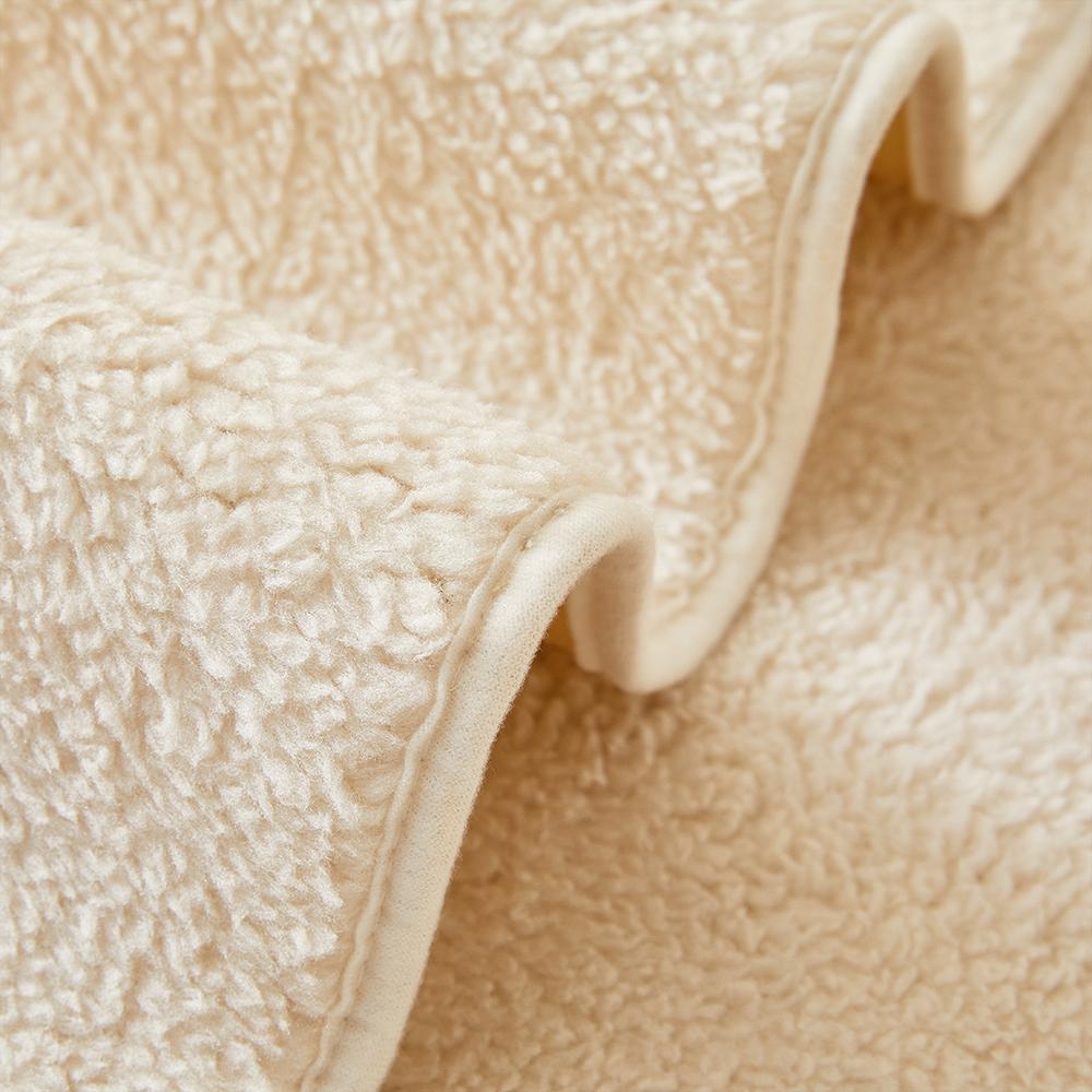 Plush Sherpa Sofa Slipcover Soft Couch Cover Non-Slip Sofa Towel for Bedroom Office Living Room Furniture Protector Home Decor