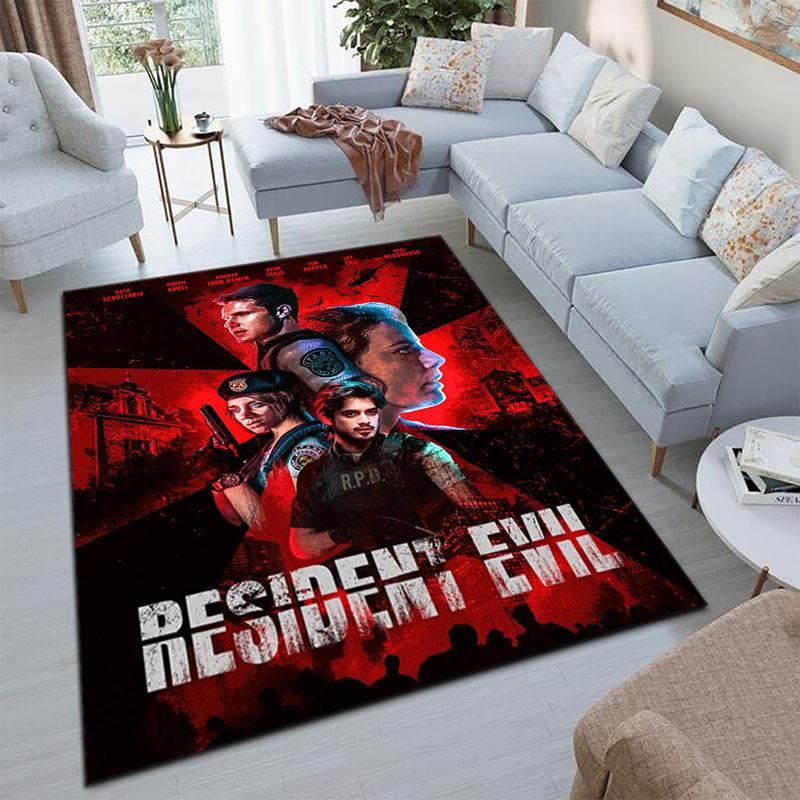 Sci-Fi Game Resident Evil, Umbrella Corporation, Soft Carpet, Home Living Room, Office Chair Pad, Door Mat, Door Mat Carpet U1