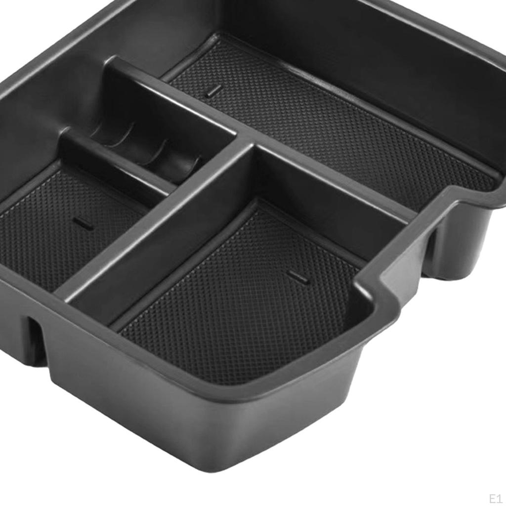 Center Console Armrest Box Storage Tray Organizer Replace Partitioned Interior Accessories Easy to