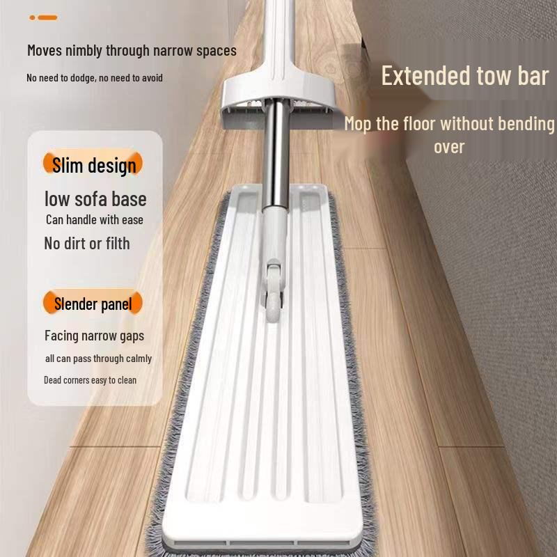 2025 Hands-Free Lazy Flat Mop for Effortless Floor Cleaning