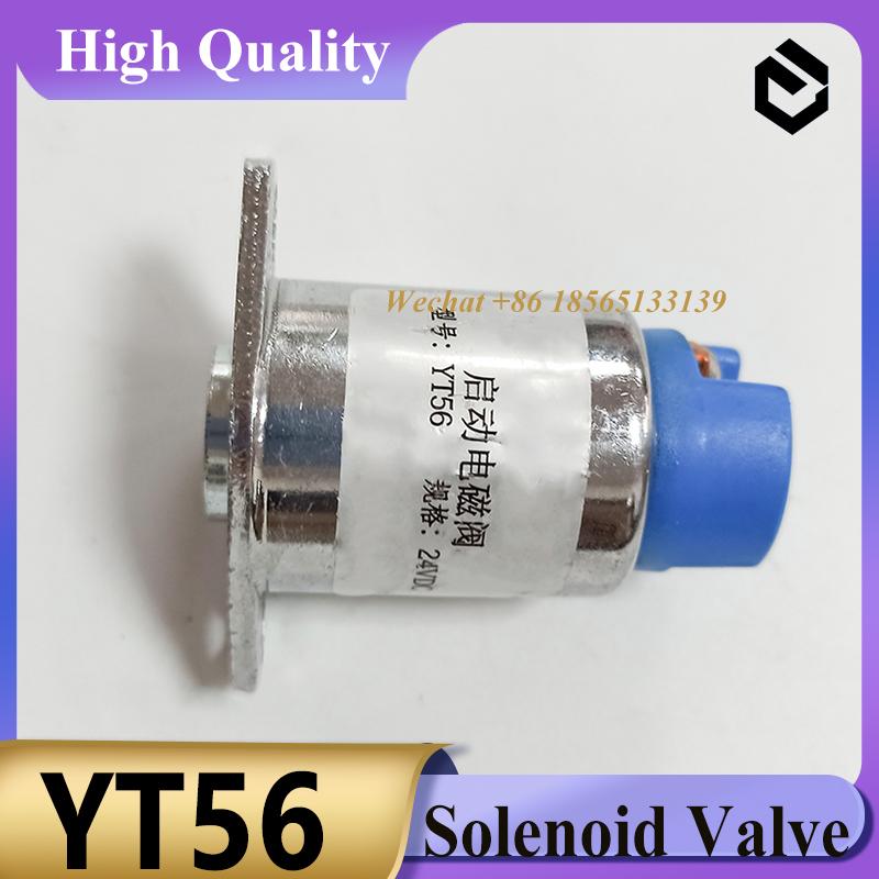 

YT56 Solenoid Valve yt56 Shuttoff solenoid Valve for Excvator Parts 24V