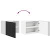 Wall Cabinet LUCCA Black 50 X 31 X 40 Cm Particleboard