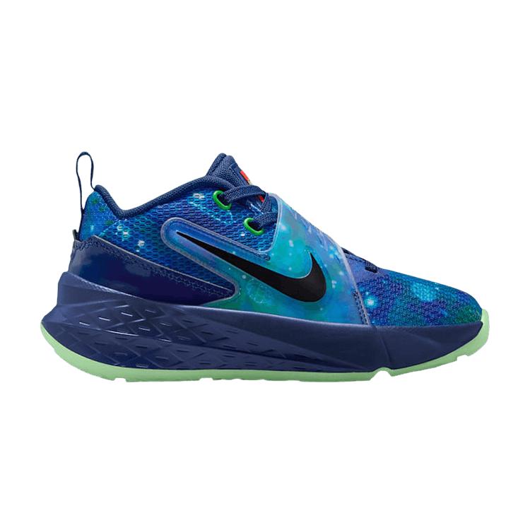 

LEGO x Nike Hustle D 12 PS Brave Blue Детские кроссовки Разноцветные Green-Strike Черные IM3658-400 32