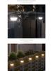 Luzes Solares Modernas para Poste de Jardim - Lâmpadas de Pilar Externas à Prova de Chuva para Vila, Cerca, Pátio ou Entradas de Portão