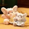 Cute Bulu Pajamas Baby Elephant Plush Toys Children Sleep Comfort Pillow Sports Elephant Claw Machine Gift