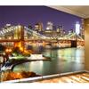 City View Wall Mural For Bedroom Modern Bridge City View Wallpapers Living Room Wallpaper