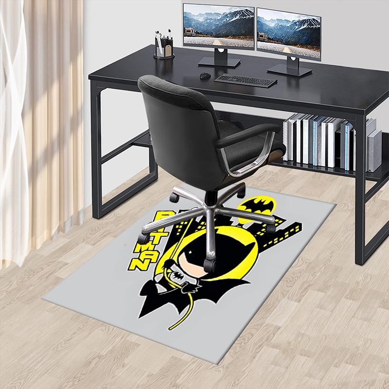 

Batman,Gotham City Office Carpet Chair Mats, Home Decor Dormitory Floor Protector With Anti-Skid Backing, Large Area Coverage, Christmas Dec 60cm by 90cm