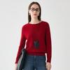 Zhaojun 2025 Autumn/Winter Women's Round-Neck Wool Sweater