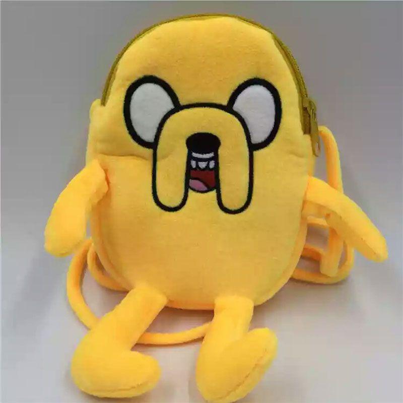 Adventure Time Beemo BMO Plüschrucksack für Kinder mit weichem Griff und geräumigem Design