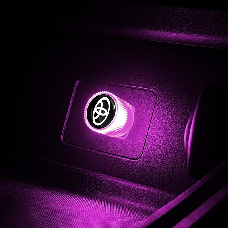 Nuova Auto Mini USB LED Luce Ambientale Spina Lampada Decorativa Atmosferica per Toyota GR TRD Camry Corolla Yaris Chr Auris Avensis T25