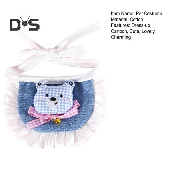 Fantasia de desenho animado para animais de estimação, chapéu, boina para cachorro pequeno com alças ajustáveis, bandana jeans para animais de estimação, acessórios para vestir para cães pequenos e médios e gatos