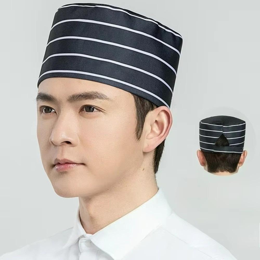 

Working Cap Japanese Cuisine Hat Mesh Cooking Hat New Chef Hat For Hotel Restaurant чорний білий колір