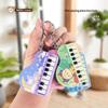 Mini Desktop Piano Keychain Cute Music Game Machine Bag Pendant Children'S Educational Toy Easter Gift