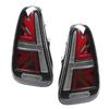 Full LED Union Jack Tail Lights With Dynamic Turn Signal Rear Brake Lamp for Cooper R50 R52 R53