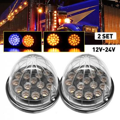 LED Truck Side Marker Fender Signal Brake Watermelon Lights Amber Blue 12-24V EV