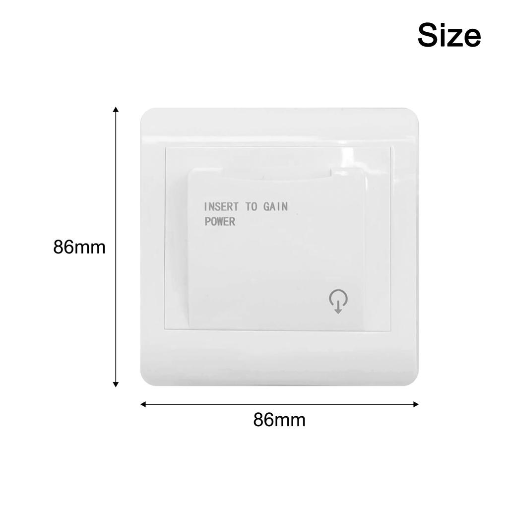 40A Security Protection Access Control System Power Supply Hotel Magnetic Card Switch Energy Saving Switch Insert Key For Power
