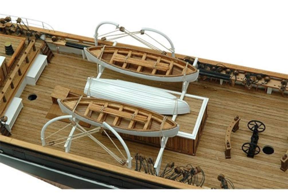 Woody Joe Sailing Ship Model Cutty Sark Wooden Model with Sail 1/80