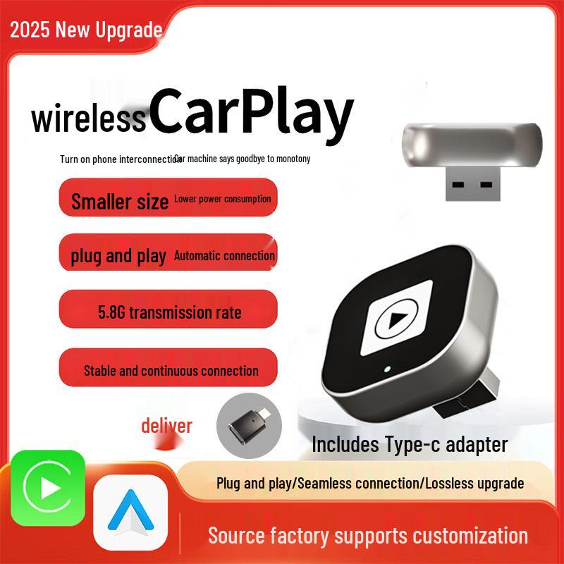 Wireless CarPlay Box: Convert Wired CarPlay to Wireless for Apple & Android Auto