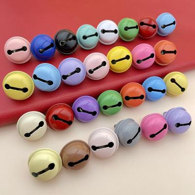 22mm Multicolor Bell Pendant Charm for DIY Keychain or Christmas Tree