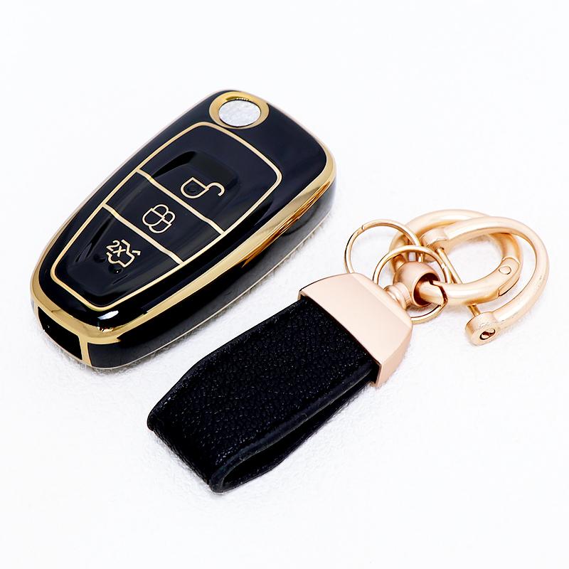 Tpu Auto Keyless Car Key Case Cover Auto Key Holder For Ford Ranger C-Max S-Max Focus Galaxy Mondeo Transit Tourneo Custom