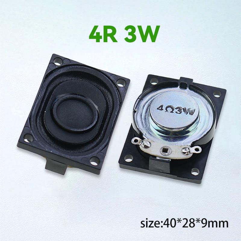 2PCS Speaker Horn 4R 3W 5W Diameter 36mm 40mm 45mm 50mm 52mm 57mm 78mm Amplifier Rubber Gasket Loudspeaker Trumpet 4 Ohm
